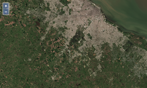 A true color rendering of a Sentinel-2 GeoTIFF