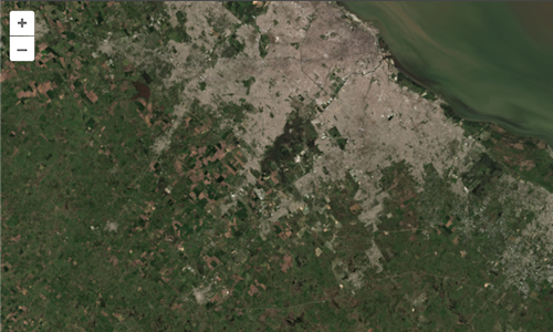 A true color rendering of a Sentinel-2 GeoTIFF