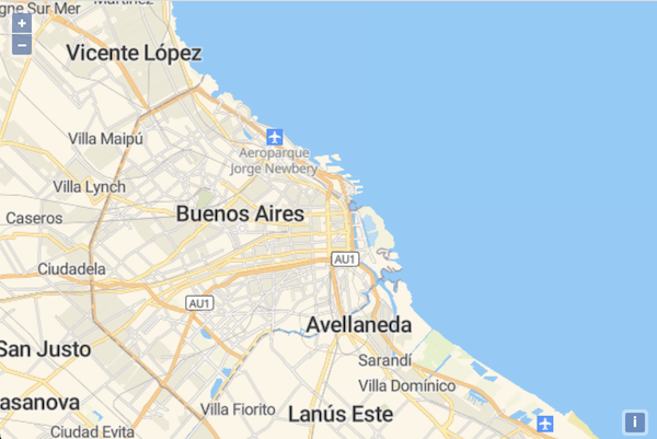 A map of Buenos Aires